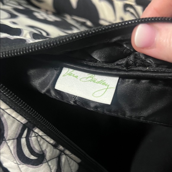 Vera Bradley Black and White Floral Backpack - Picture 3 of 4